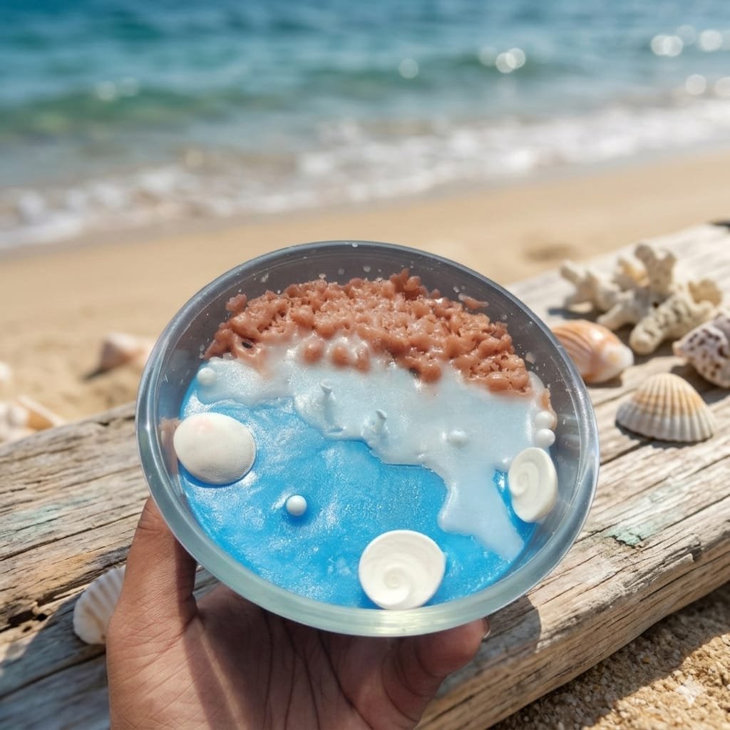 Beach Wave Candle