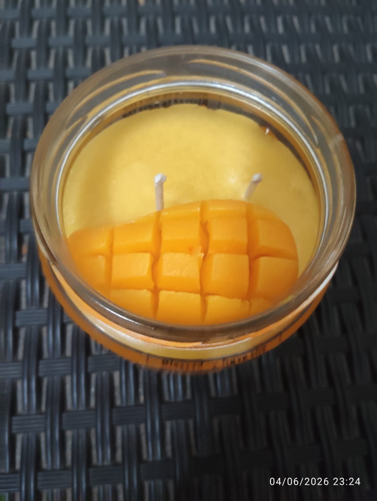 Personalized Mango Jar Candle