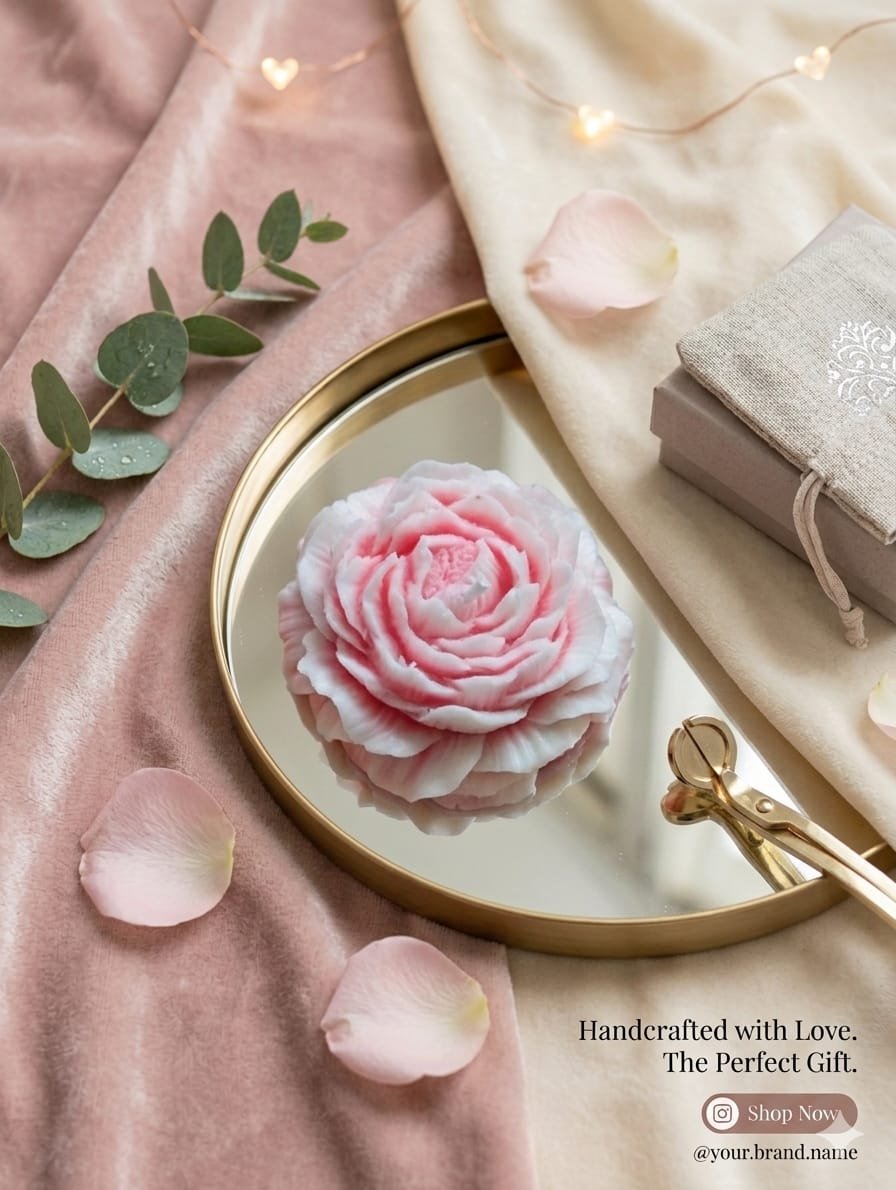 Blush Rose Candle